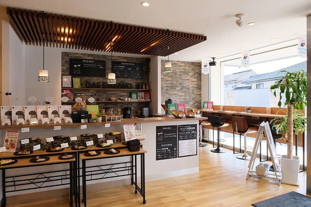 クラシンクコムタテイシのカフェスタンドサービス